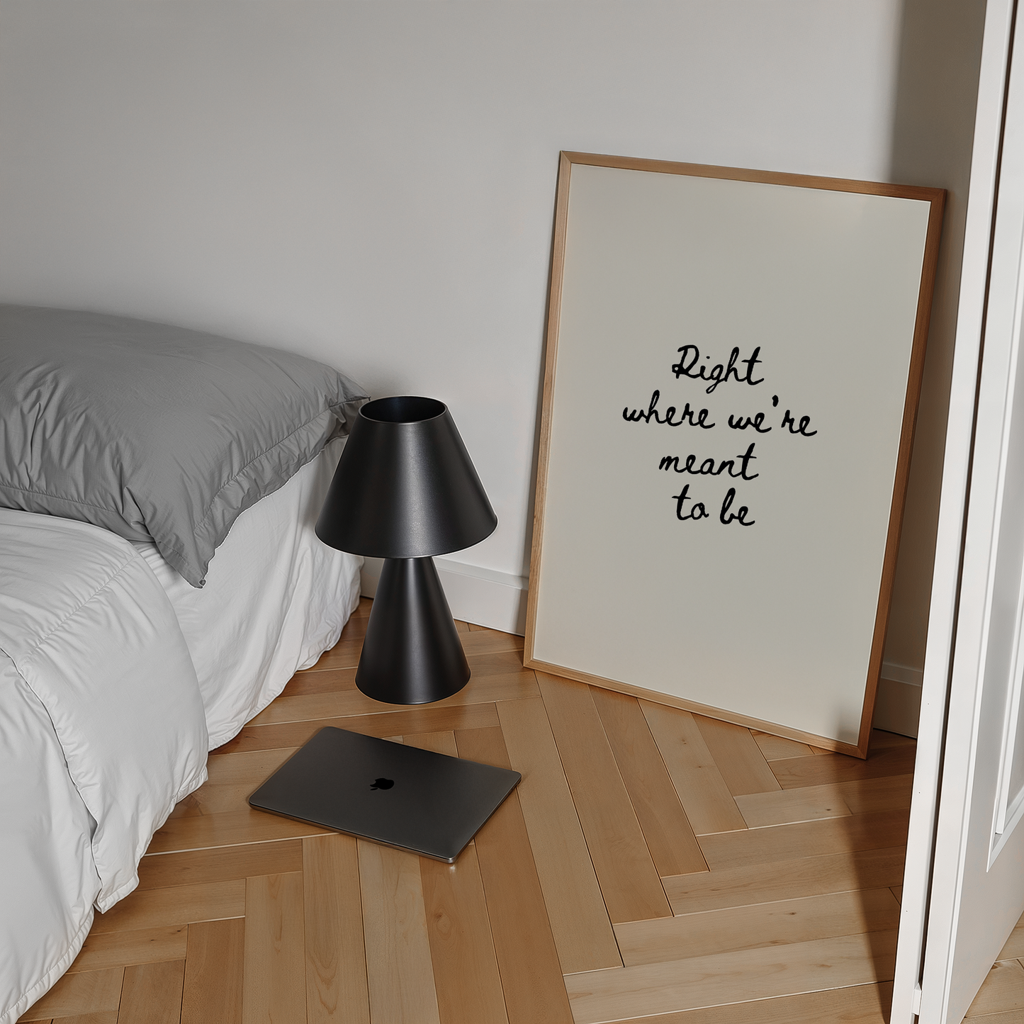 Right where we’re meant to be | UNFRAMED PRINT