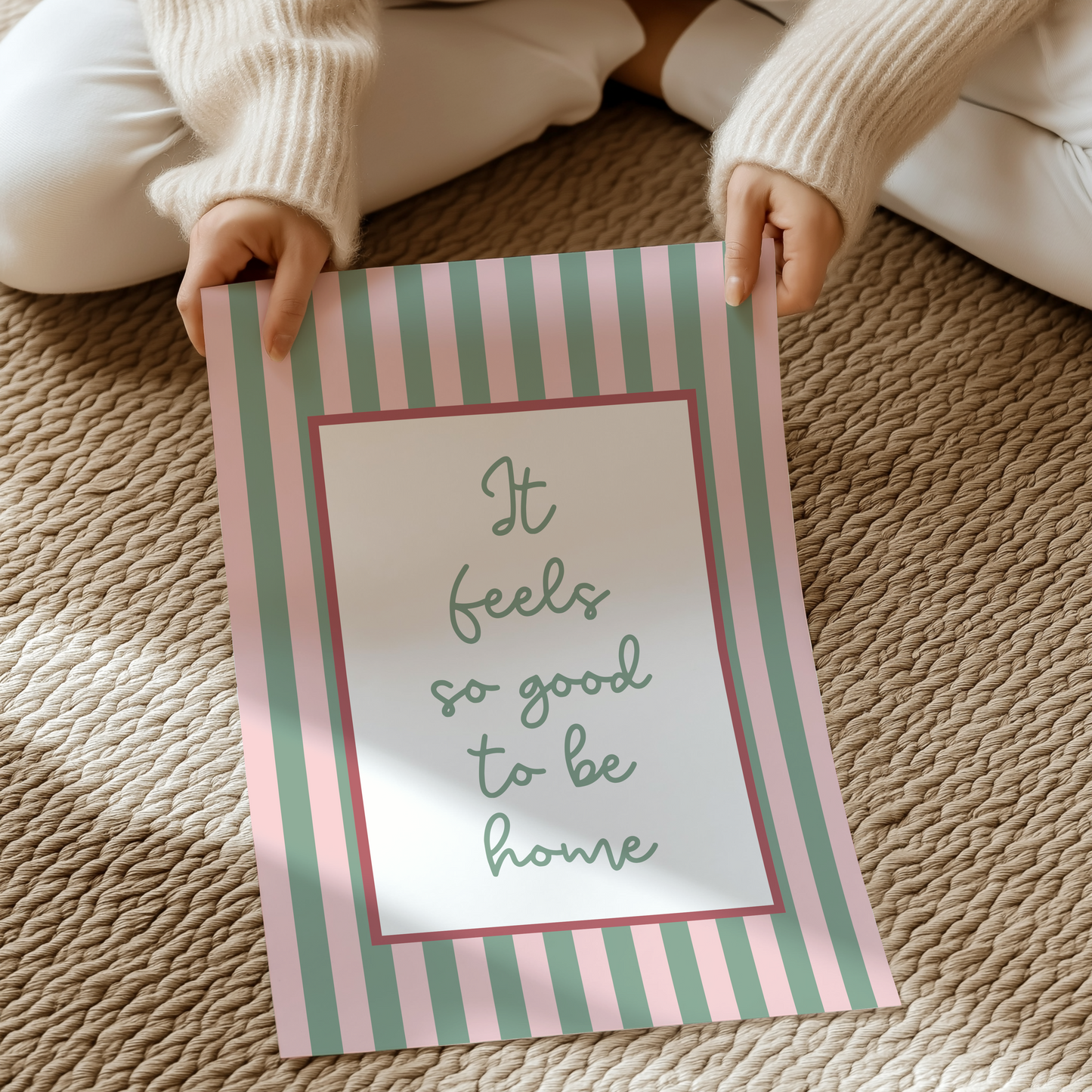 It feels so good to be home | UNFRAMED PRINT
