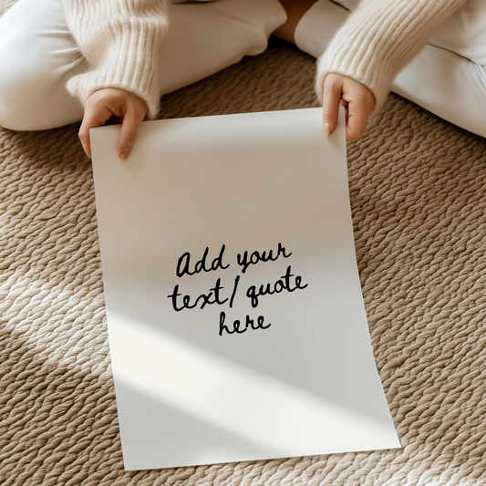 CUSTOM PRINT | UNFRAMED PRINT