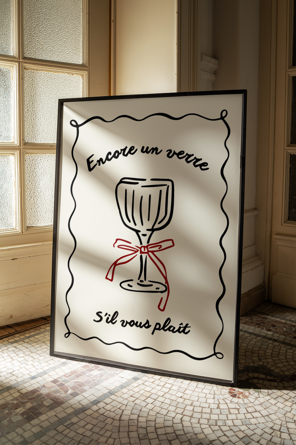 Encore un verre, S’il vous plaît | UNFRAMED PRINT