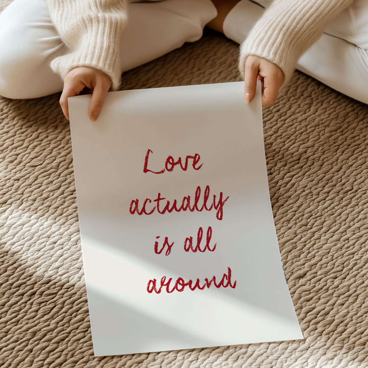Love actually is all around | UNFRAMED PRINT