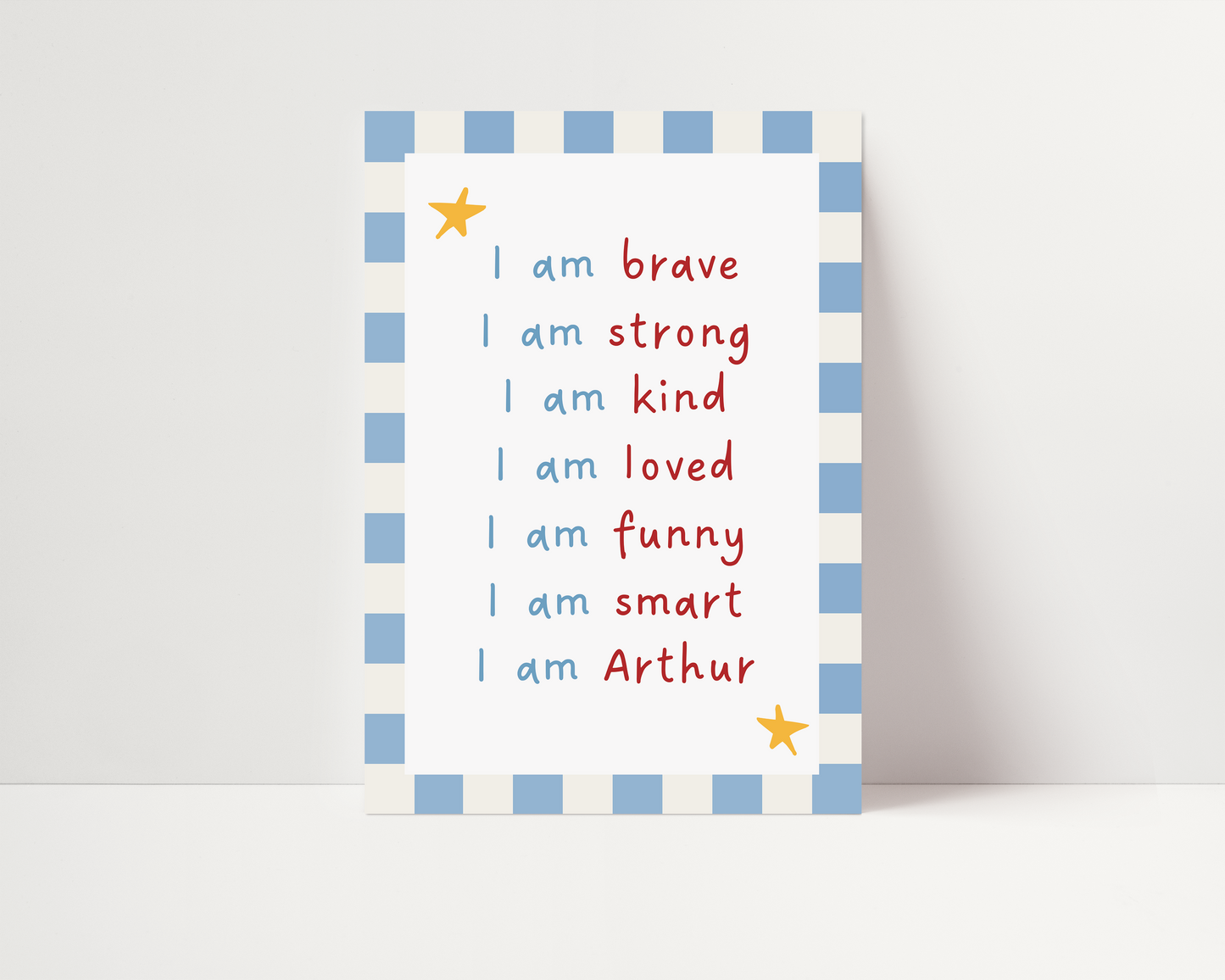 Set of affirmation prints  (Unframed prints)