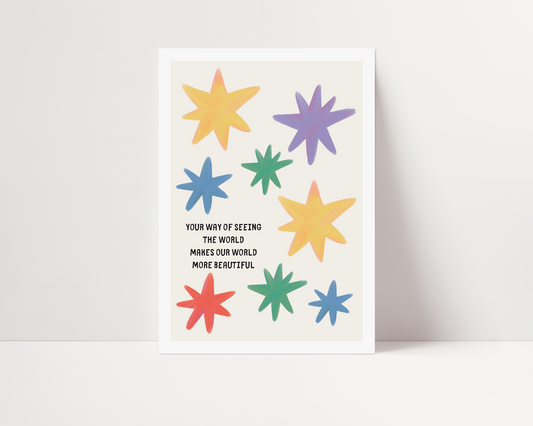 Your way of seeing the world makes our world more beautiful | UNFRAMED