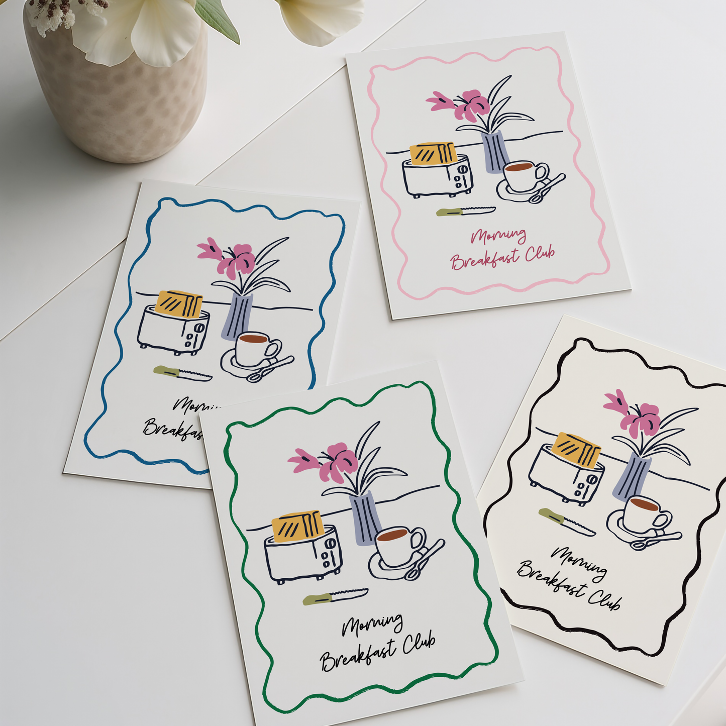 Morning breakfast club | UNFRAMED PRINT