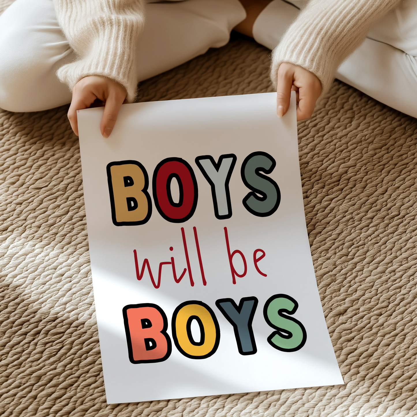 Boys will be boys - set of 2 (Unframed prints)