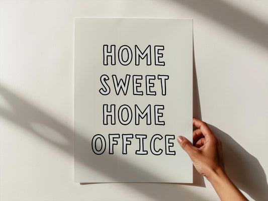 Home sweet Home office | Home prints | Funny prints | Quotes