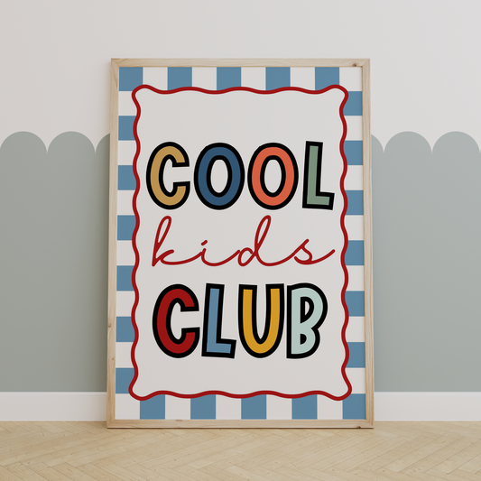 Cool kids club | UNFRAMED PRINT