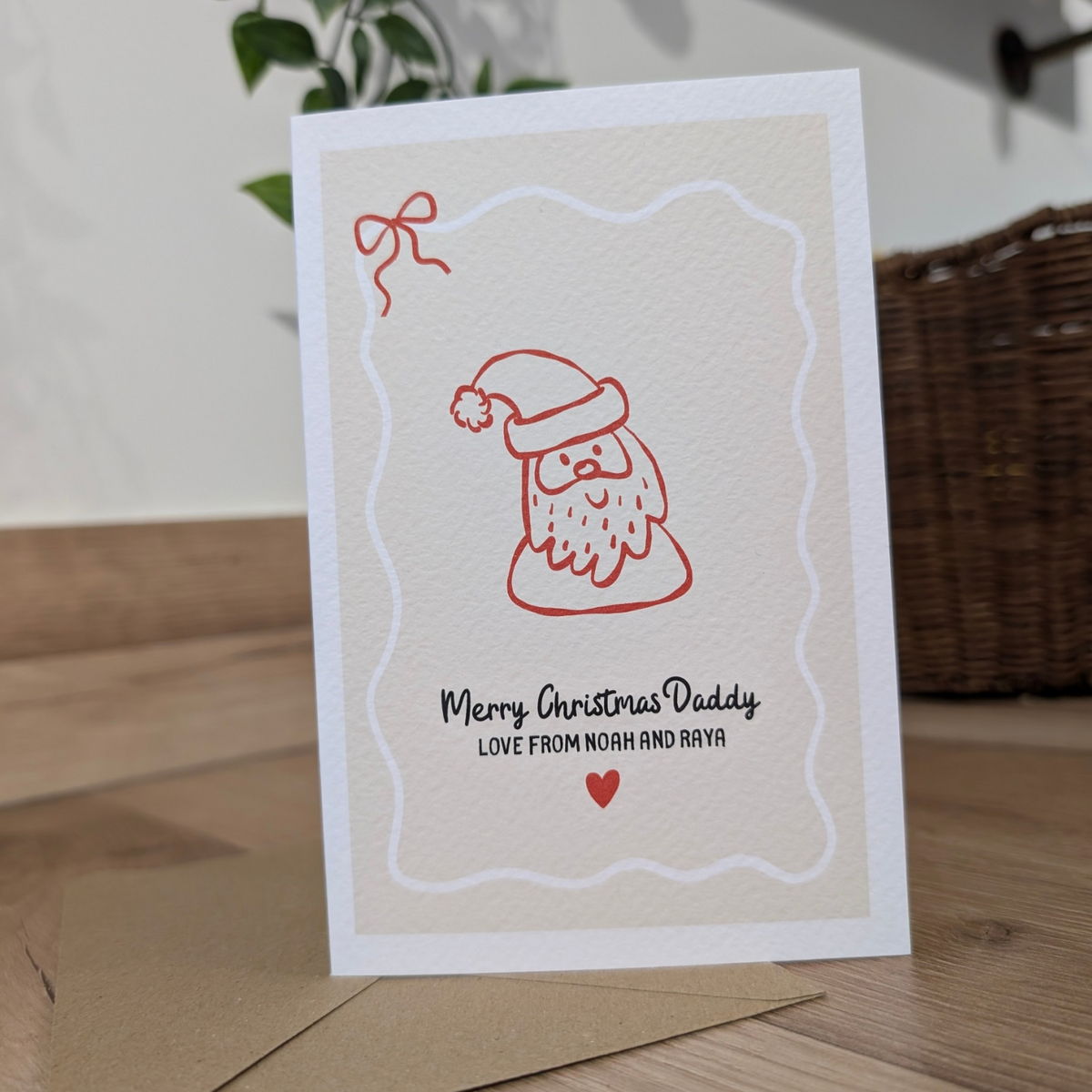 Merry Christmas Daddy, greeting card