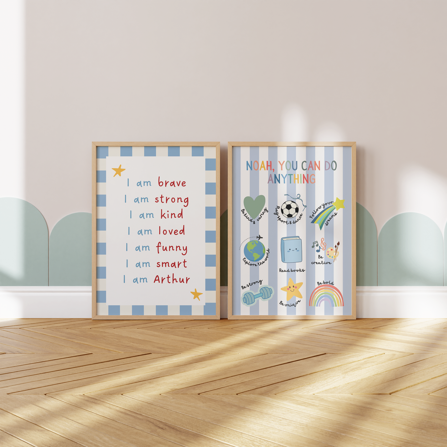 Set of affirmation prints  (Unframed prints)