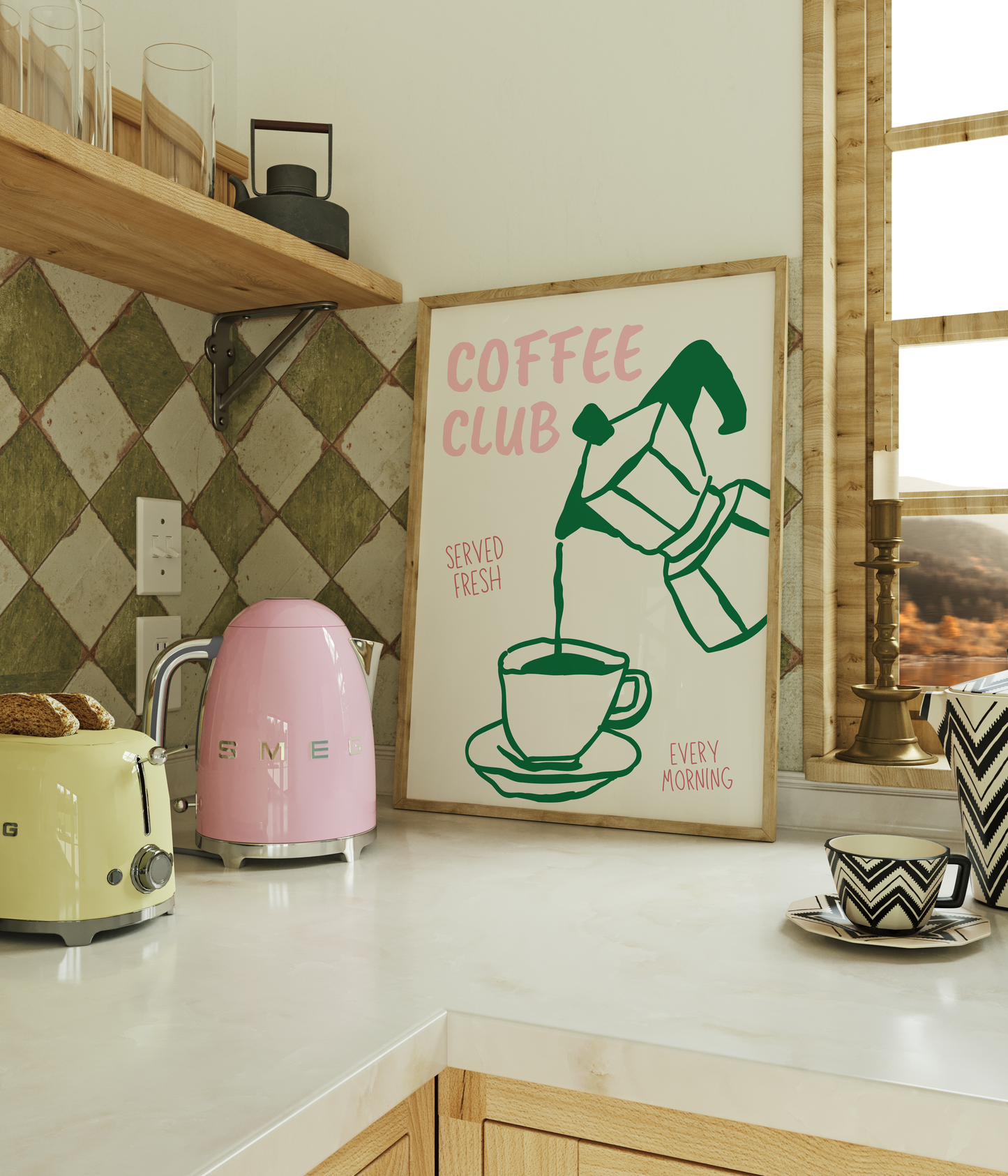 Coffee club | UNFRAMED PRINT