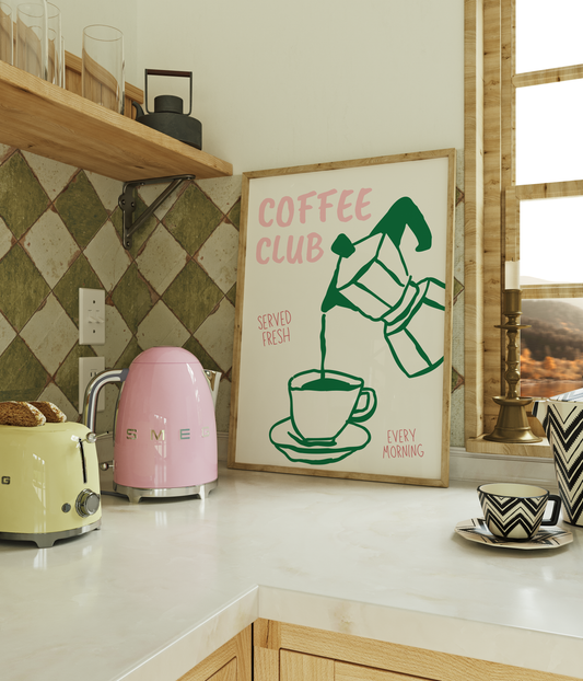 Coffee club | UNFRAMED PRINT