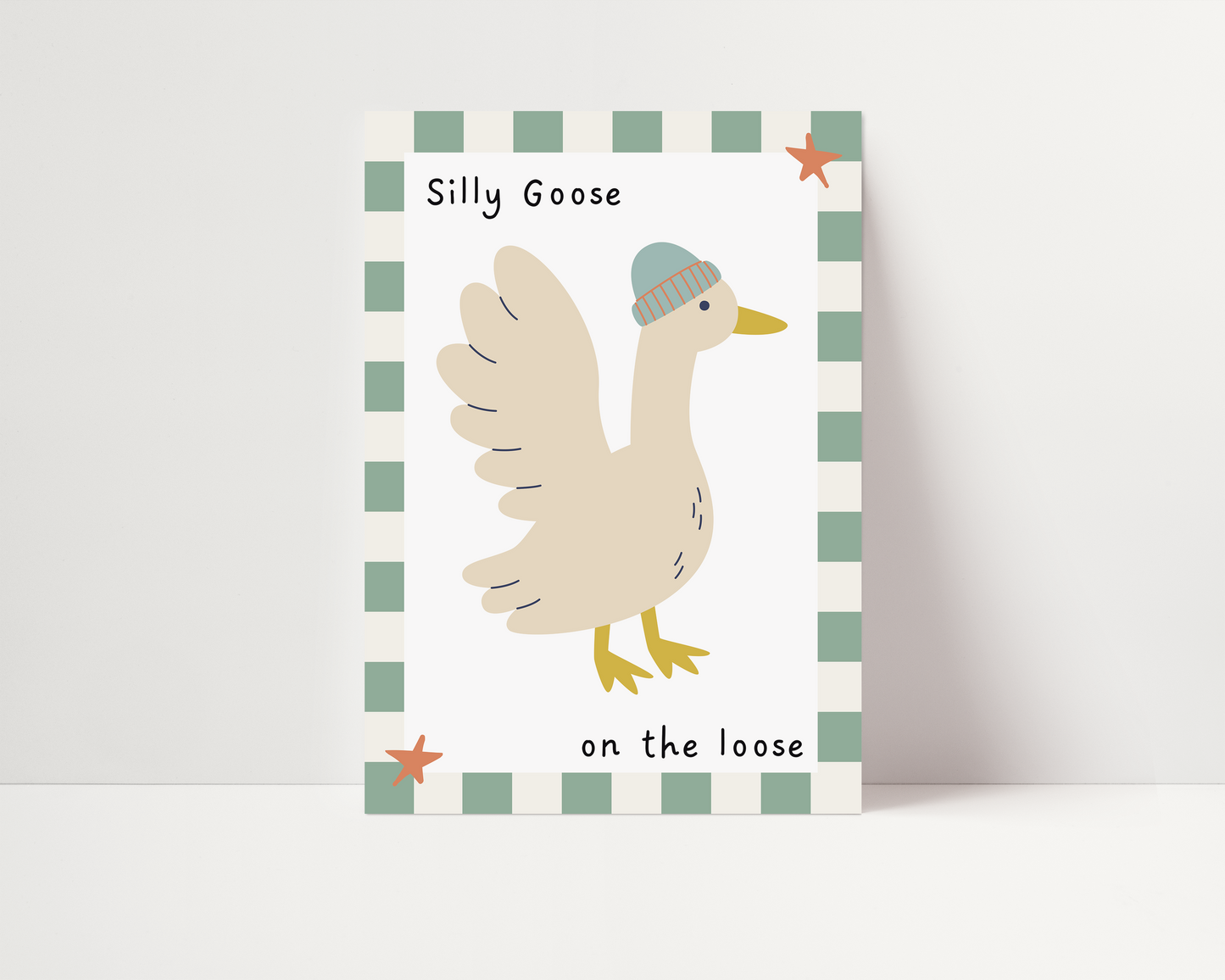 Silly goose | UNFRAMED PRINT