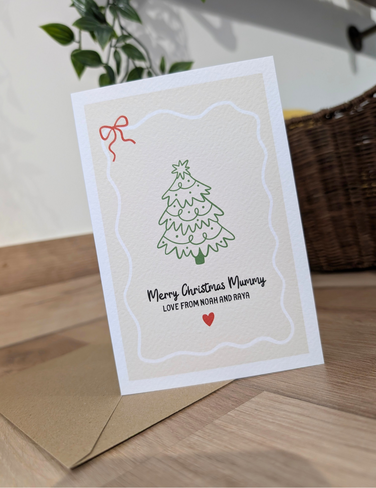Merry Christmas Mummy, greeting card