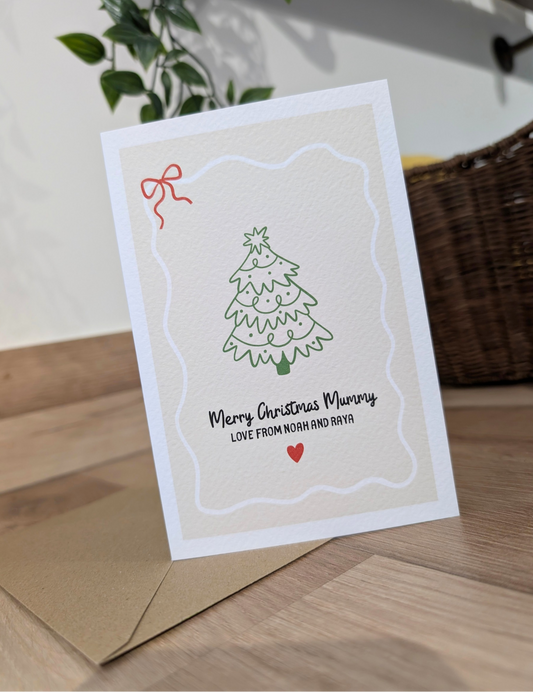 Merry Christmas Mummy, greeting card