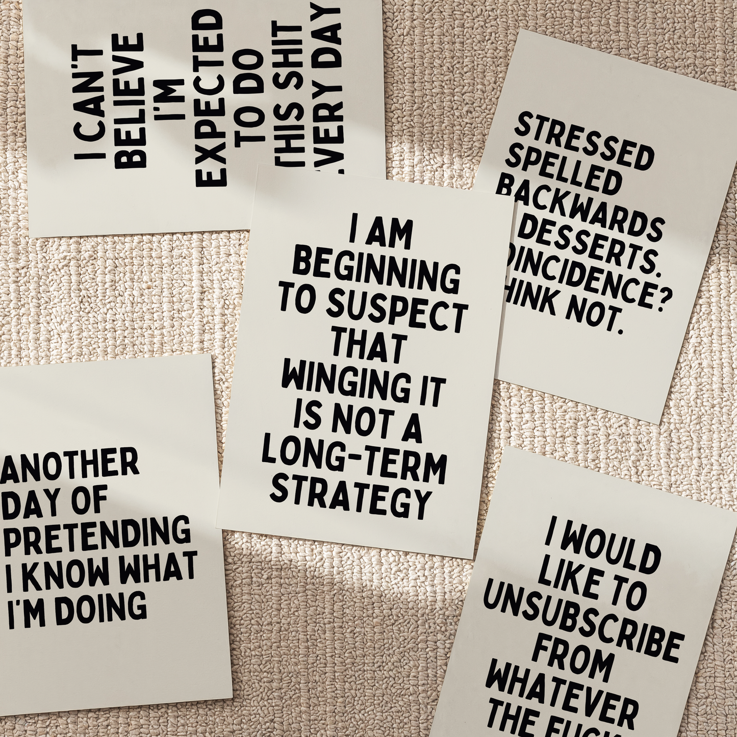 I would like to unsubscribe from whatever the fuck this is |  UNFRAMED PRINT