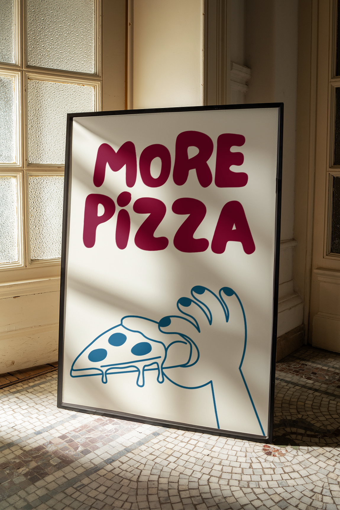 More pizza | UNFRAMED PRINT