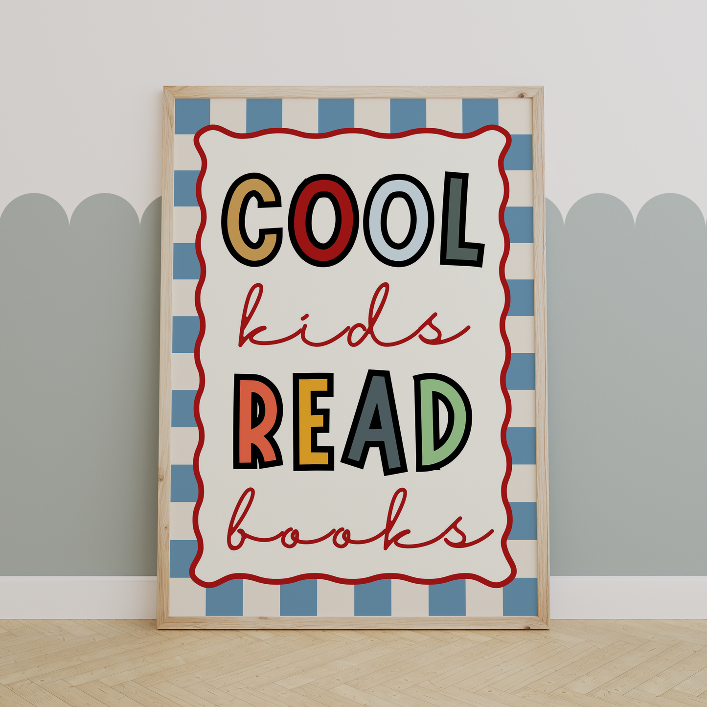 Cool kids read books | UNFRAMED PRINT