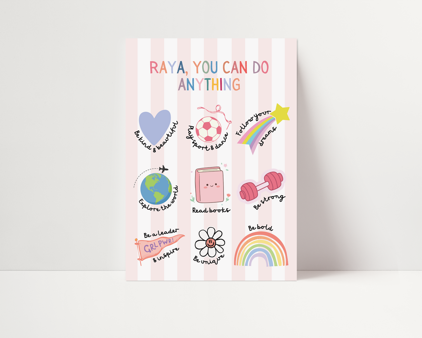 Set of affirmation prints  (Unframed prints)