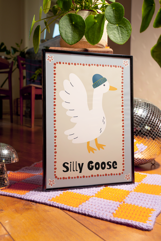 Silly goose | UNFRAMED PRINT