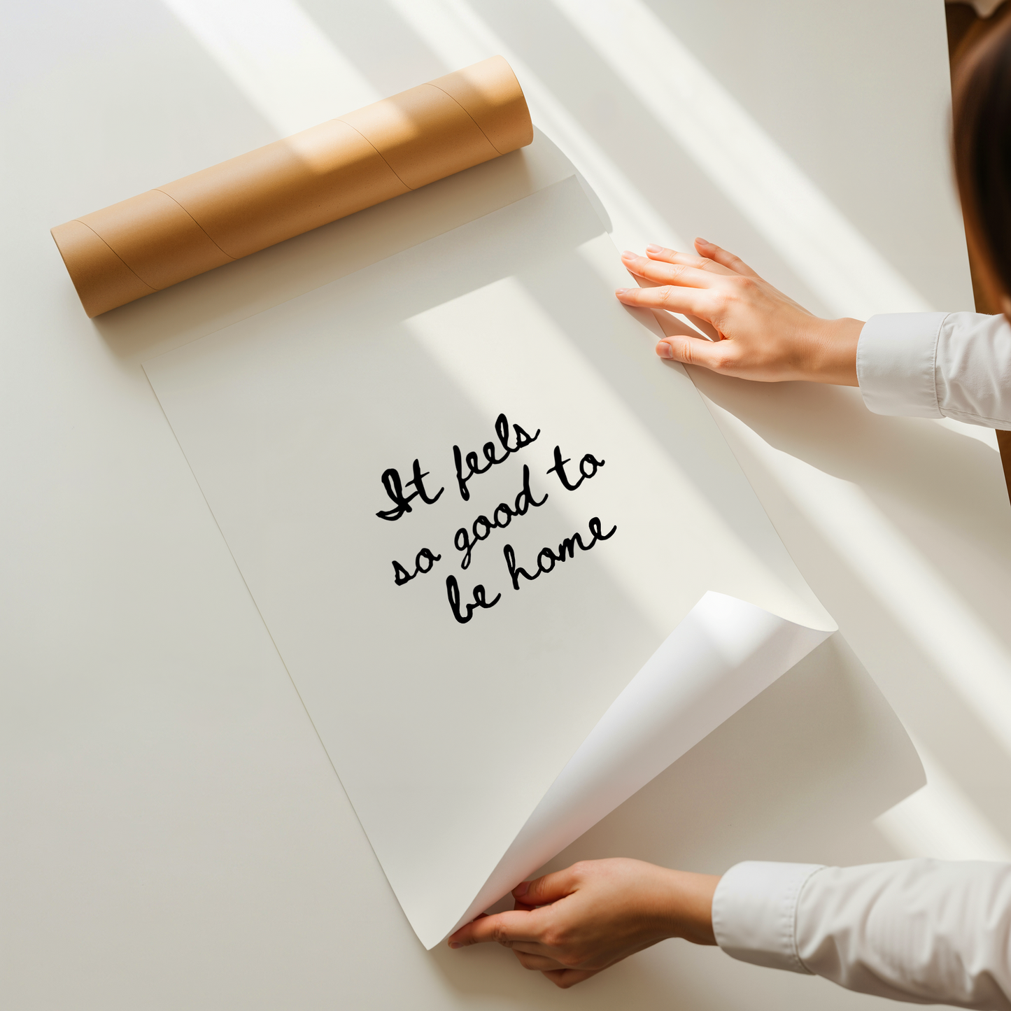 It feels so good to be home | UNFRAMED PRINT